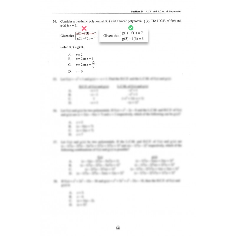 Mathematics 1000 / 數學1000 內容修正 Mathematics 1000 / 數學1000 內容修正