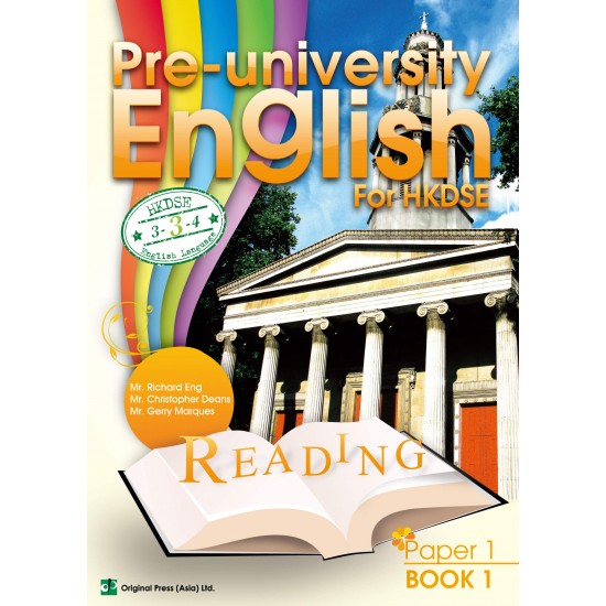 Pre-university English for HKDSE - Paper 1 Reading Book 1 Pre-university English for HKDSE - Paper 1 Reading Book 1